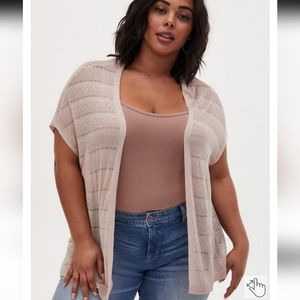 ❤️6 items for $25 sale!!❤️Torrid Open Front Cardigan NWOT